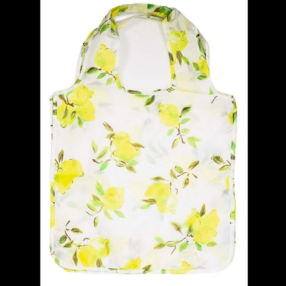 Kate Spade New York Foldable Reusable Lemon Shopping Tote